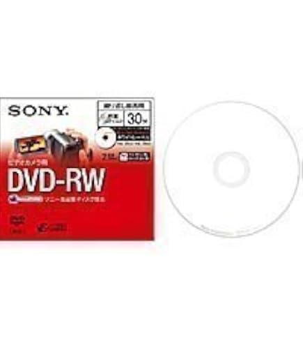Amazon.co.jp: SONY ビデオカメラ用DVD-RW(8cm) 1枚パック DMW60A